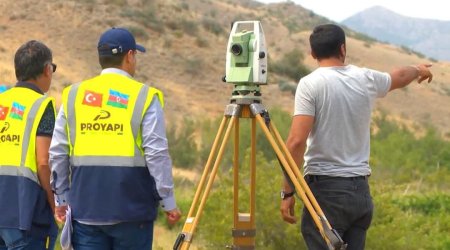 Xudafərin-Qubadlı-Laçın yolu inşa edilir - FOTO