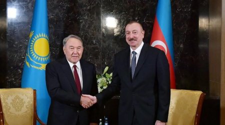 İlham Əliyevdən Nursultan Nazarbayevə MƏKTUB