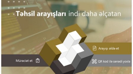 Elektron arayışlar xidməti istifadəyə verildi