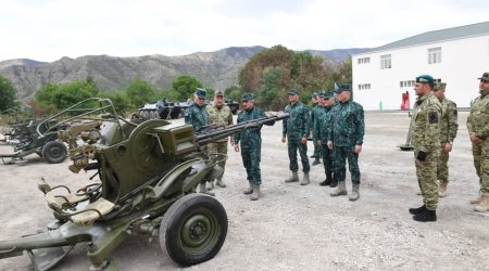 Laçında hərbi hissə açıldı - FOTO