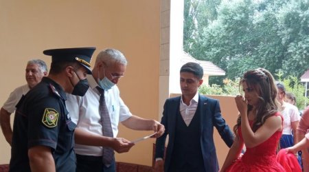 Peyvənd olunmayan bəy və gəlin toya buraxılmadı - FOTO