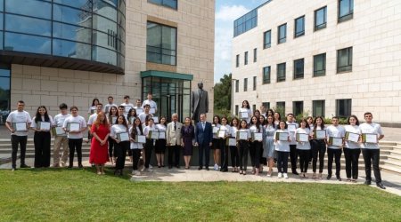 Ceyhun Bayramov ADA universitetində - FOTO