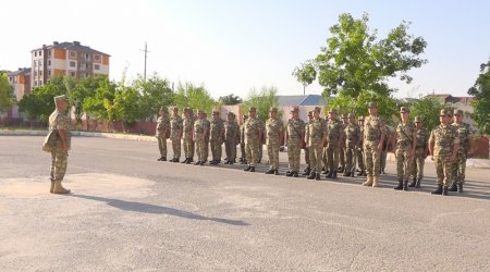 Naxçıvan Qarnizonu Qoşunlarında toplantılar keçirildi - VİDEO