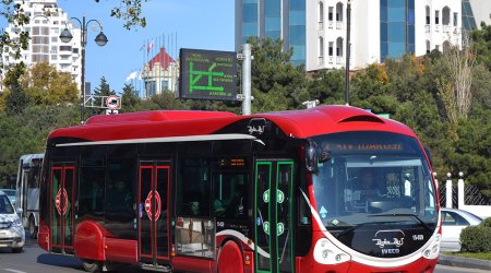 Bakıda sərnişin avtobusu piyadanı öldürdü