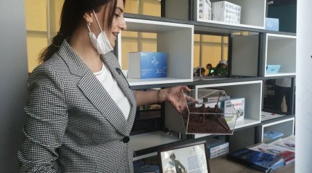 Topçu Vüsalın maketi məktəblərə paylanıldı - FOTO