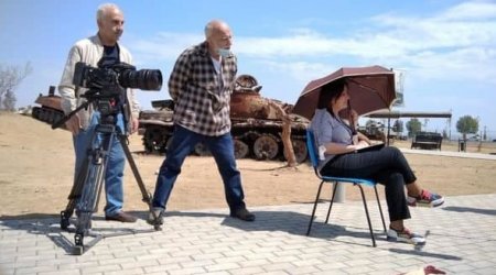 4 döyüşçünün 44 günlük döyüş həyatı haqda film çəkildi - FOTO