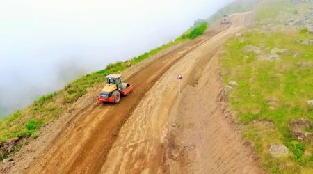 Laçına dairəvi yol çəkilir