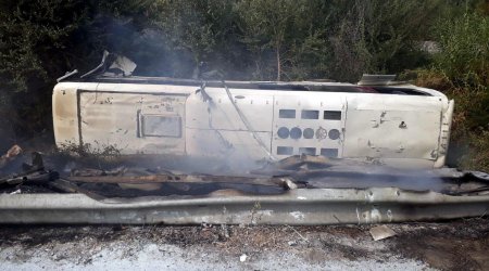 Türkiyədə avtobus aşdı - ölü və yaralılar var