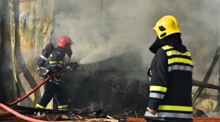 Zaqatalada mağaza yandı, satıcı öldü
