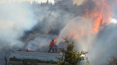 Antalyada yenidən yanğınlar başladı