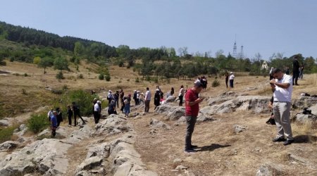Şuşa sakinləri Cıdır düzündə  - FOTO
