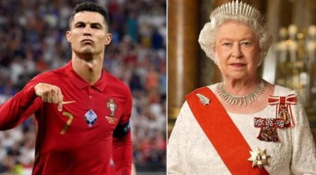Kraliça II Elizabet Ronaldodan imzalı forma istədi - TARİXDƏ İLK 