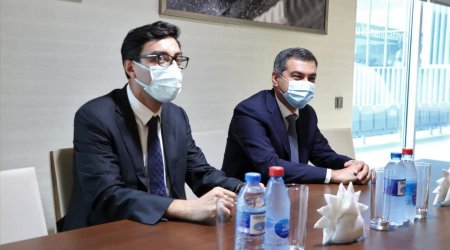 Nazir milli komandanın üzvləri ilə görüşdü - FOTO