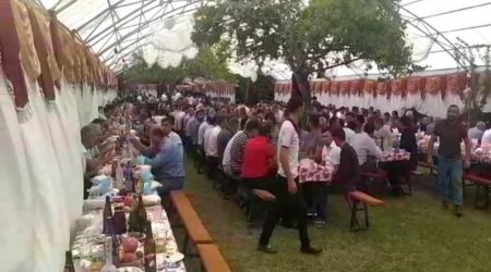 Həyətində toy edənlər cərimələndi - TƏFƏRRÜATLAR - FOTO