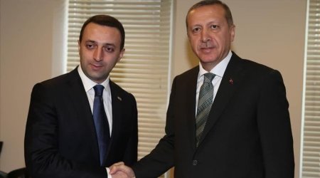 Ərdoğan Qaribaşvili ilə Ermənistan və Azərbaycanı müzakirə etdi