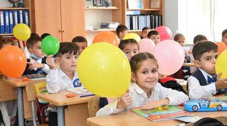 Azərbaycanda 45 minə yaxın şagirdə pulsuz məktəbli ləvazimatı PAYLANDI - FOTO 