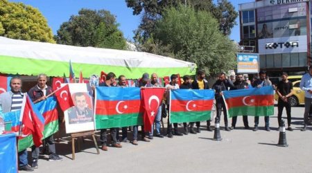 Qarsda Vətən Müharibəsi şəhidləri ANILDI - FOTO