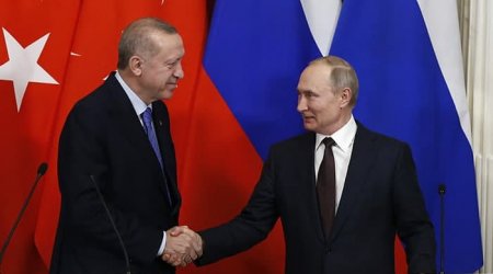 Putin Ərdoğanla danışıqlara başladı - VİDEO