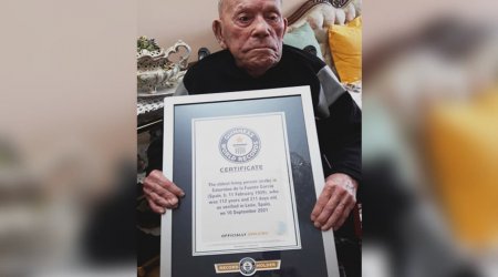 Dünyanın ən yaşlı kişisi uzunömürlülüyün sirrini açdı