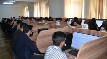 Prokurorluq orqanlarına qəbulla bağlı test imtahanı keçirildi - FOTO