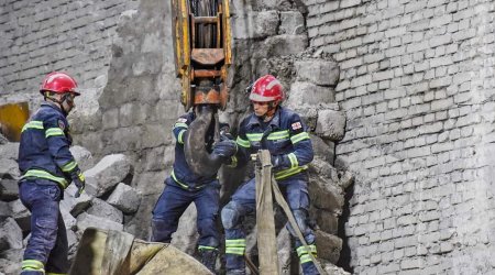 Batumidə uçan binada bir ailənin 3 üzvü həlak oldu