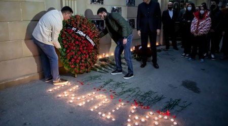 Gürcüstanın Azərbaycandakı səfirliyində dövlət bayrağı ENDİRİLDİ - FOTO 
