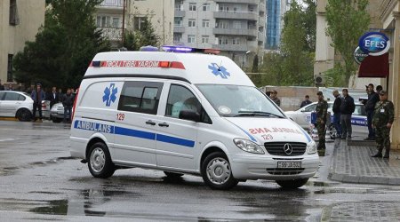 Lənkəranda qoz yığmaq üçün ağaca çıxan müəllimi “tok” vurdu