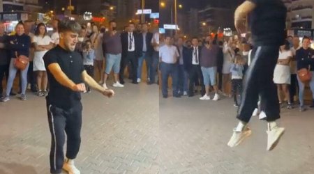 Azərbaycanlı gənc İstanbuldakı küçə rəqsi ilə HEYRAN ETDİ - VİDEO 