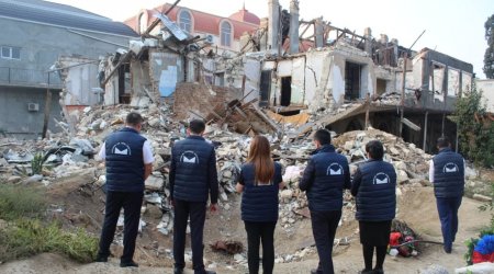 Gəncədə terror qurbanlarının xatirəsi anıldı - FOTO