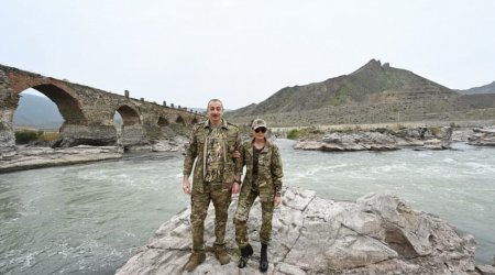 Xudafərin körpüsünün işğaldan azad olunmasından 1 il ötür - FOTO