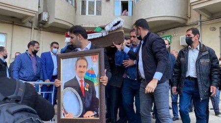 Canəli Əkbərovla vida mərasimi keçirildi