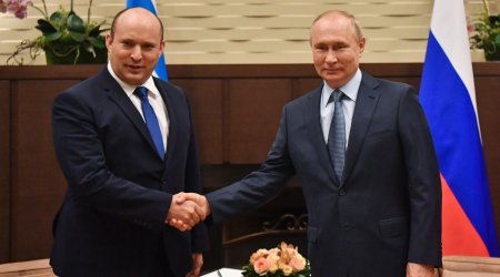 Putin İsrailin baş naziri ilə nəyi müzakirə edib?
