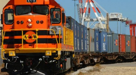 Sentyabrda dəmir yolu ilə 303,4 milyon dollarlıq yük daşındı