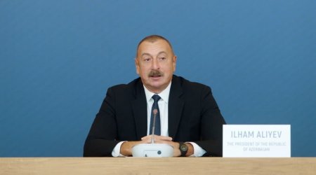 İlham Əliyev Qlobal Bakı Forumunda çıxış edir – FOTO/VİDEO 