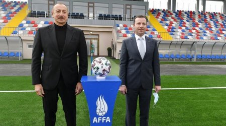 UEFA-nın saytı İlham Əliyevin stadion açılışında iştirakından yazdı - FOTO