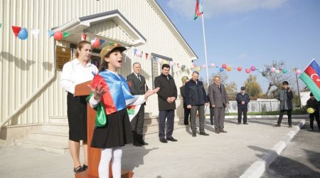 Şəhidin adını daşıyan məktəb istifadəyə verildi - FOTO