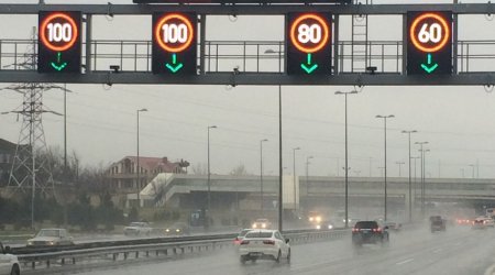 Bakının bu yollarında sürət həddi ENDİRİLDİ