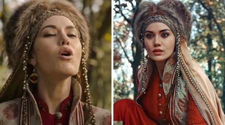 Tanınmış aktrisa qurd kimi uladı - VİDEO