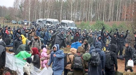 Miqrantlar Polşa-Belarus sərhədini qanunsuz keçməyə çalışdı – SAXLANILDILAR