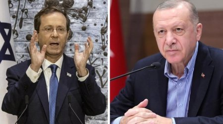 Sürpriz telefon zəngi: İsrail prezidenti Ərdoğana niyə təşəkkür etdi?