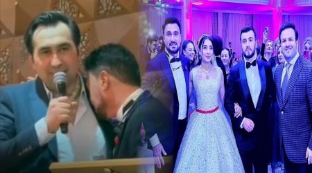 Nadir Qafarzadə oğlunun toyunda göz yaşlarına boğuldu - VİDEO