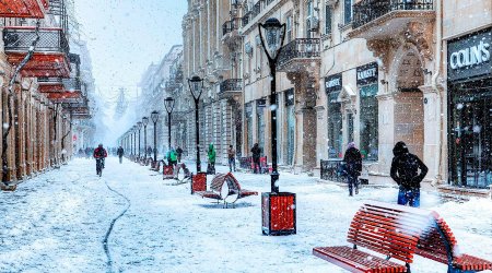 Bakıya qar yağacaq, temperatur 10 dərəcə enəcək