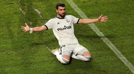 Mahir Emreli “Legiya”nın ən yaxşısı oldu - 11 qol, 2 ötürmə
