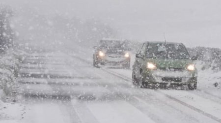 Azərbaycanda bəzi yollar buz bağlayıb - SİYAHI