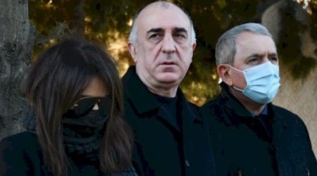 Elmar Məmmədyarovun atası dəfn edildi - FOTO