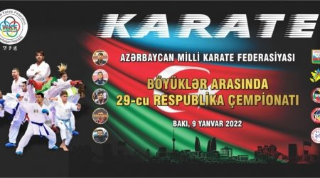 Karate üzrə böyüklər arasında respublika çempionatı start götürdü