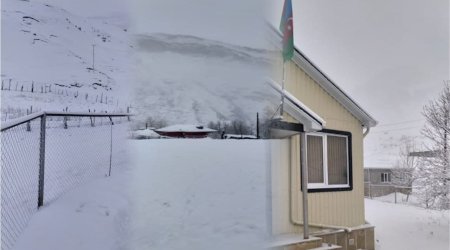 Şimal bölgəsinə 15 sm qar yağdı, -6 dərəcə şaxta var - FOTO