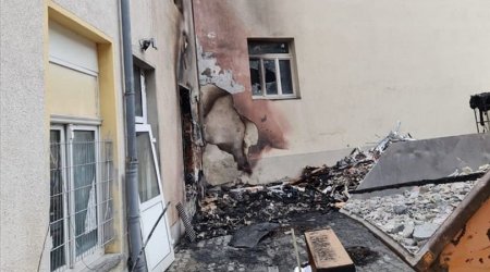 Almaniyada məsciddə yanğın – FOTO/VİDEO 