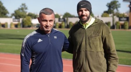 Ramil Quliyev Qurban Qurbanovla görüşdü - FOTO