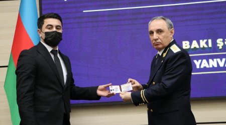 Baş Prokurorluqda gənc hüquqşünasların andiçmə mərasimindən FOTOLAR